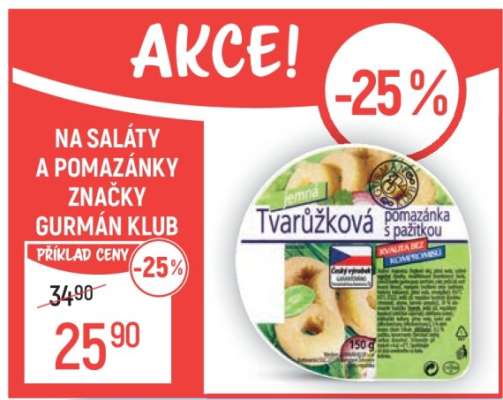 Tvarůžková pomazánka s pažitkou