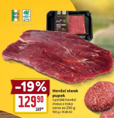 Hovězí steak pupek