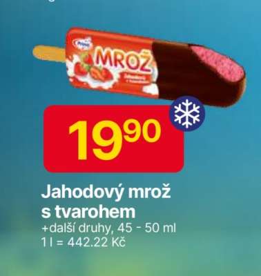 Jahodový mrož s tvarohem