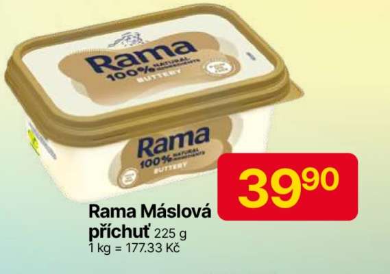Rama máslová příchuť