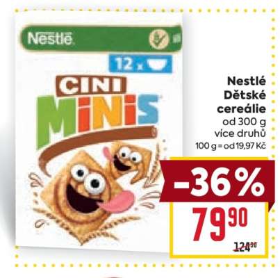 Nestlé Dětské cereálie