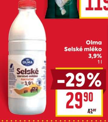 Olma Selské mléko 3,9%
