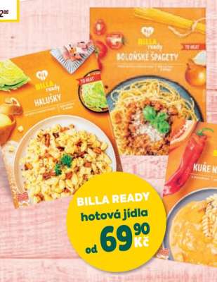 BILLA READY hotová jídla