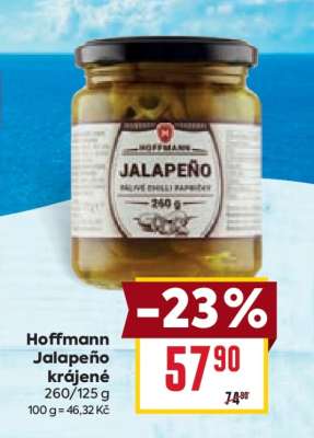 Hoffmann Jalapeño krájené