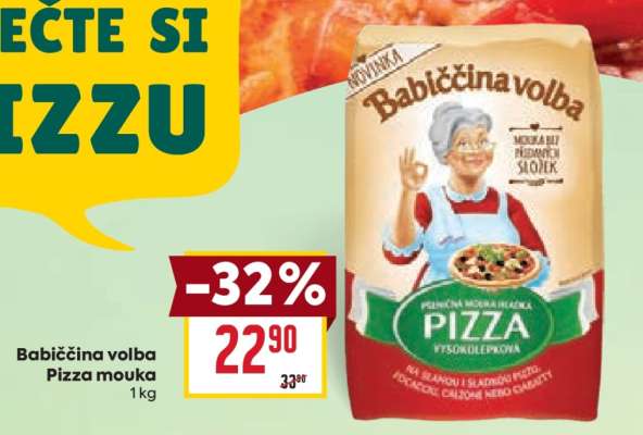 Babiččina volba Pizza mouka