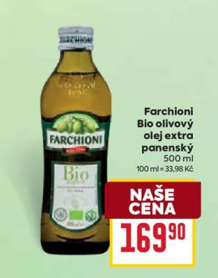 Farchioni Bio olivový olej extra panenský