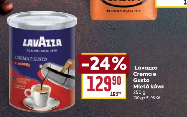 Lavazza Crema e Gusto Mletá káva