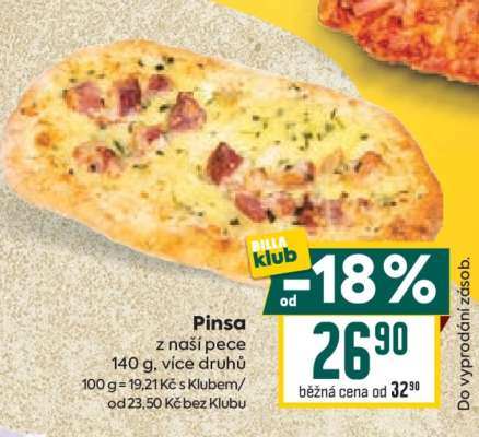 Pinsa z naší pece