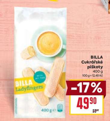 BILLA Cukrářské piškoty