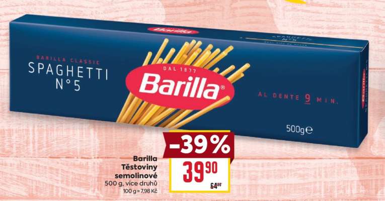 Barilla Těstoviny semolinové