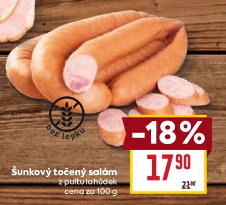 Šunkový točený salám