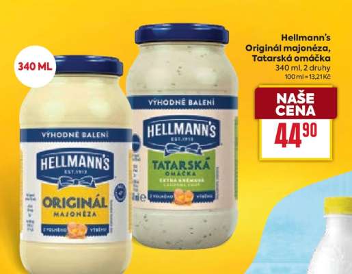 Hellmann’s Originál Majonéza, Tatarská omáčka