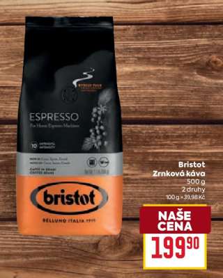 Bristot Zrnková káva