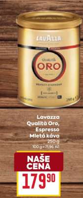 Lavazza Qualità ORO Espresso Mletá káva