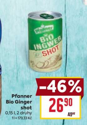Pfanner Bio Ginger Shot