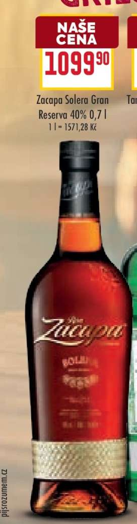 Zacapa Solera Gran Reserva 40% 0,7 l