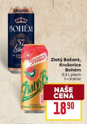 Zlatý Bažant, Krušovice Bohém