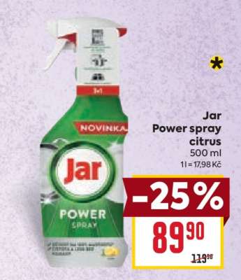 Jar Power spray citrus