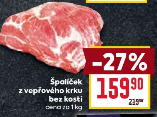 Špalíček z vepřového krku bez kosti