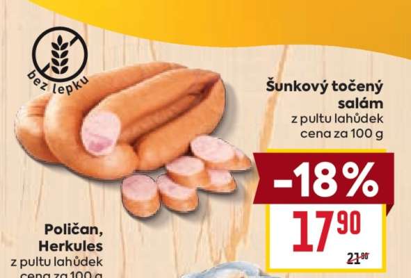 Šunkový točený salám