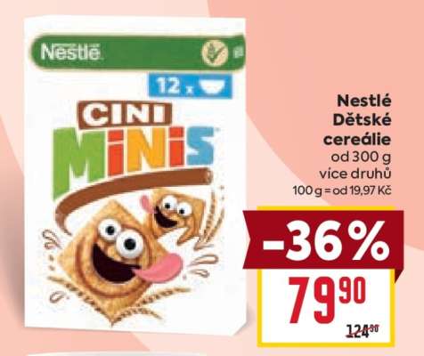 Nestlé Dětské cereálie