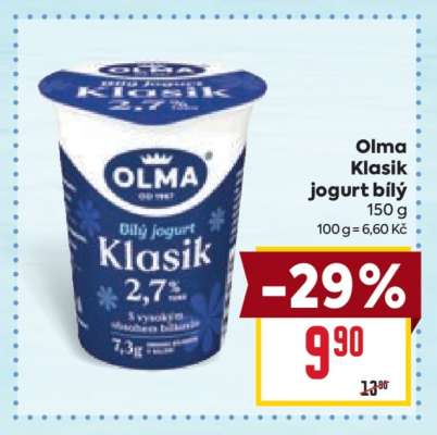 Olma Klasik jogurt bílý