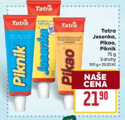 Tatra Jesenka, Pikao, Piknik