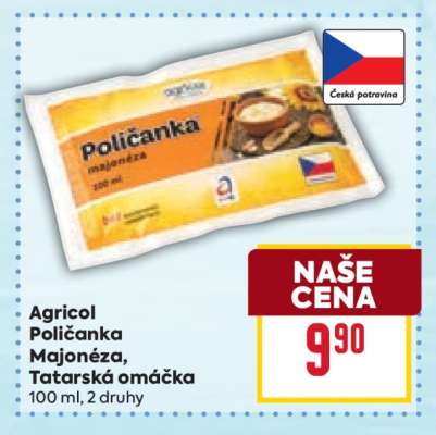 Agricol Poličanka Majonéza, Tatarská omáčka