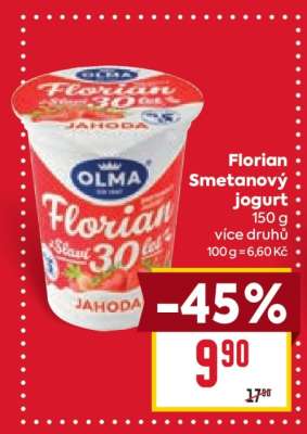 Florian Smetanový jogurt