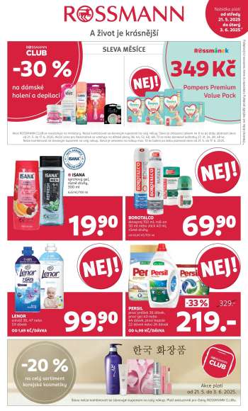 Leták ROSSMANN - 21.5.2025 - 3.6.2025.