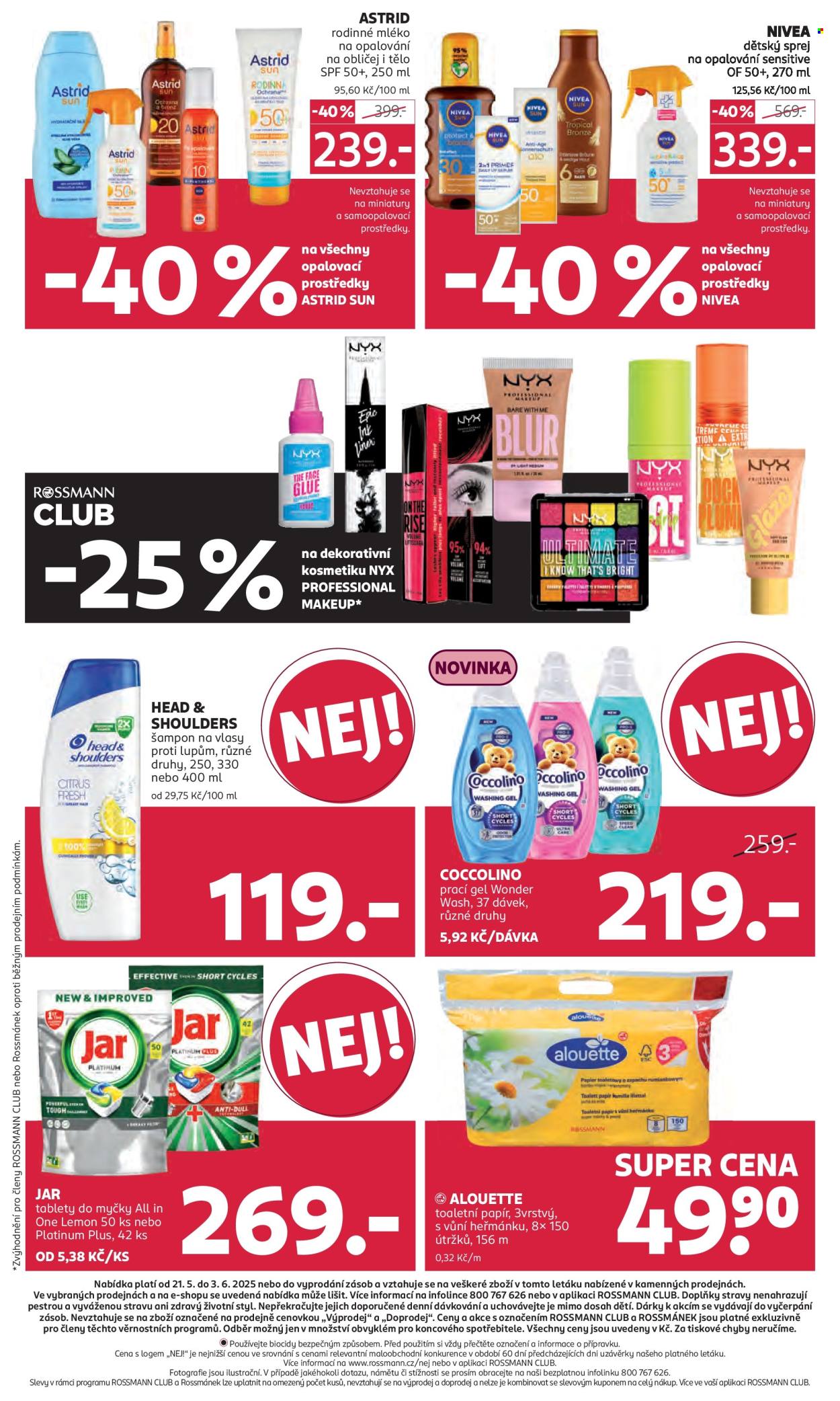 Leták ROSSMANN - 21.5.2025 - 3.6.2025. Strana 1