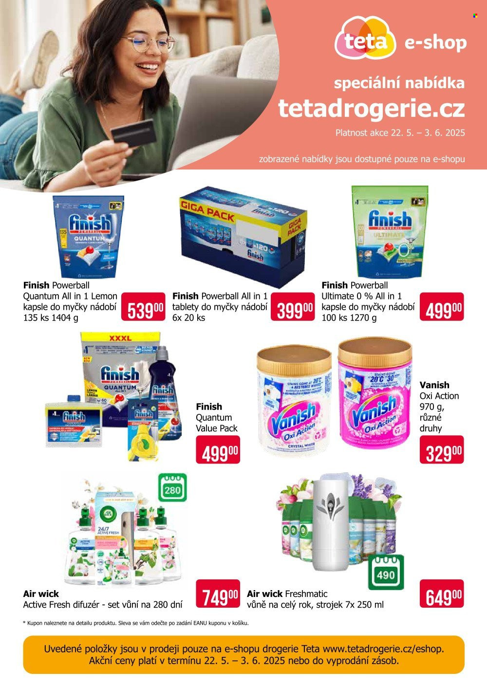 Leták Teta drogerie - 22.5.2025 - 3.6.2025. Strana 1