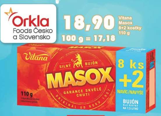 Vitana Masox 8+2 kostky 110 g