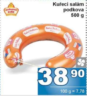 Kuřecí salám podkova