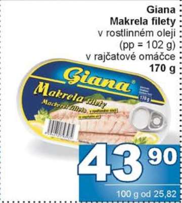 Giana Makrela filety