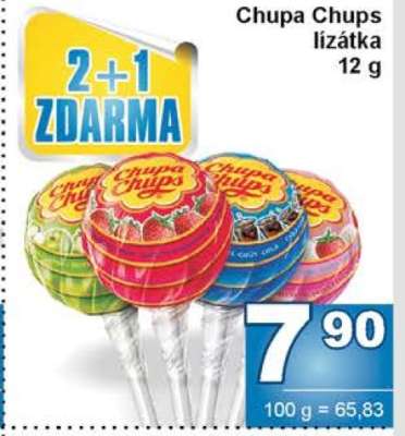 CHUPA CHUPS LÍZÁTKA