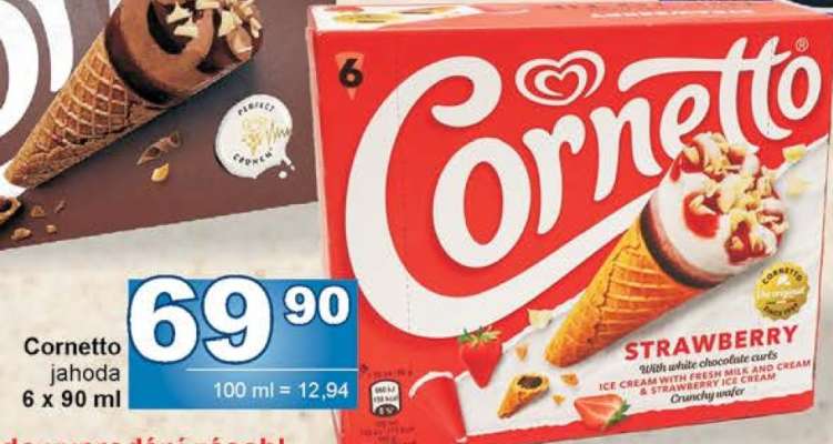 Cornetto jahoda