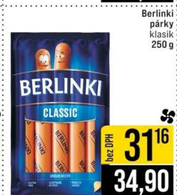 Berlínki párky klasik