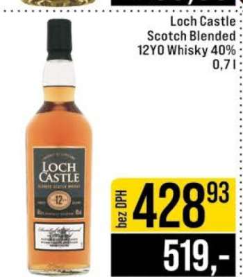 Loch Castle Scotch Blended 12YO Whisky 40% 0,7 l