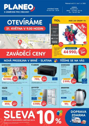 Leták PLANEO Elektro - 21.5.2025 - 1.6.2025.