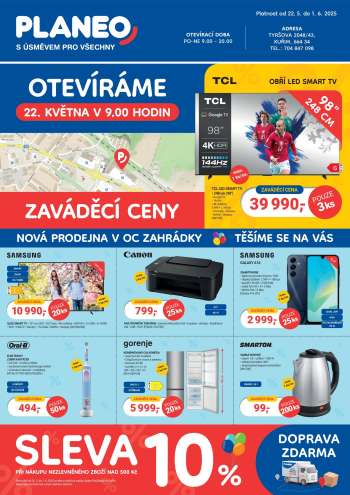 Leták PLANEO Elektro - 22.5.2025 - 1.6.2025.