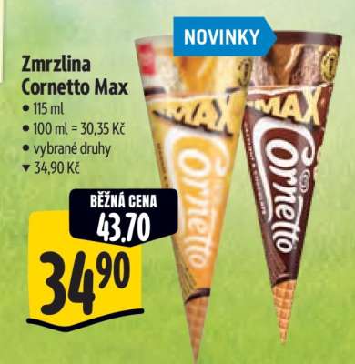Zmrzlina Cornetto Max