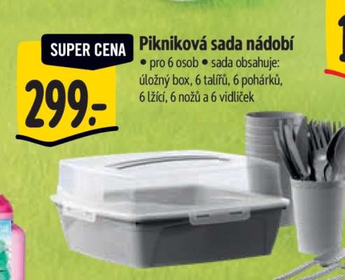 Pikniková sada nádobí