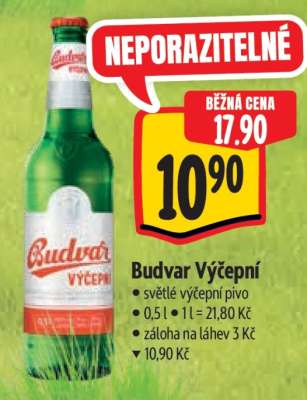 Budvar výčepní
