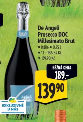 De Angeli Prosecco DOC Millesimato brut