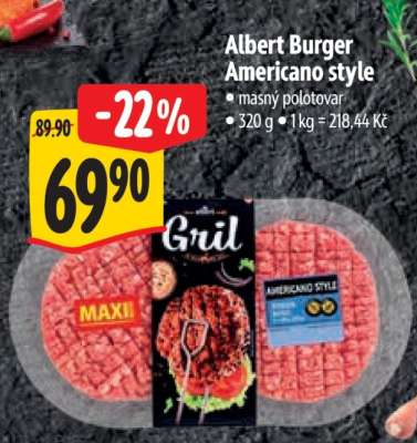 Albert Burger Americano Style