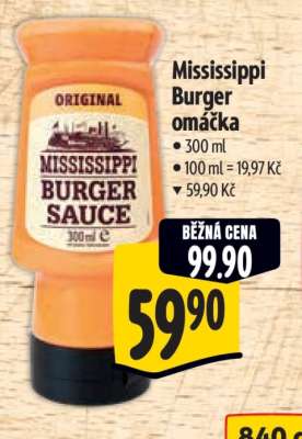 Mississippi Burger omáčka