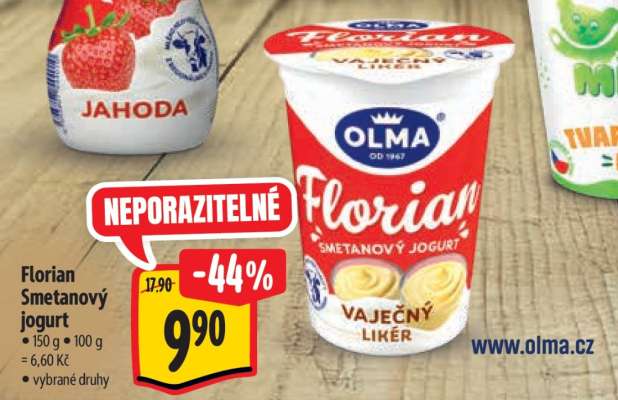Florian Smetanový jogurt