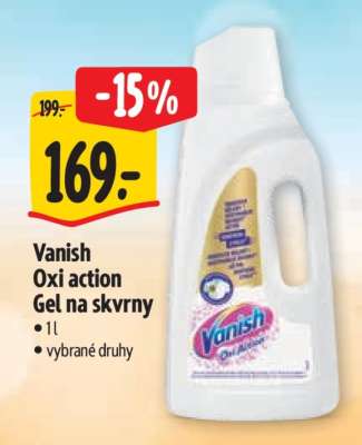 Vanish Oxi Action Gel na skvrny