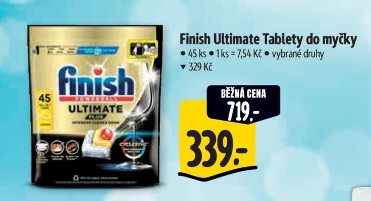 Finish Ultimate Tablety do myčky